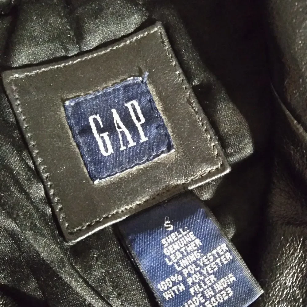 Gap Leather Jacket Youth